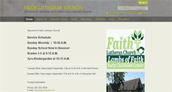 Desktop Screenshot of faithlutheran-ah.org